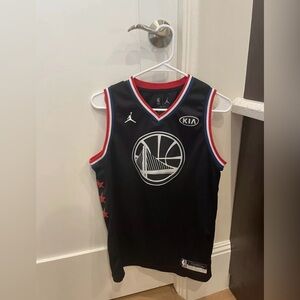 Kevin Durant Warriors All Star Jersey Jordan Youth Large